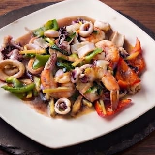 3.Pad Ginger Seafood