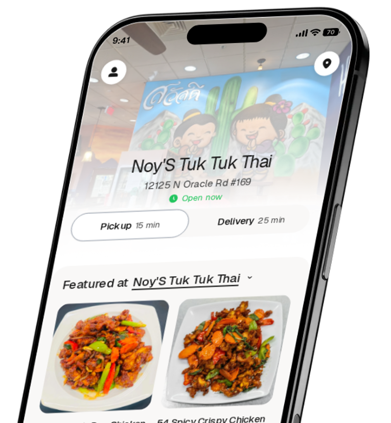 Noy'S Tuk Tuk Thai app preview