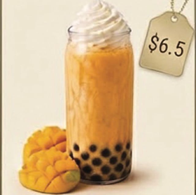 Mango Milk Tea.
