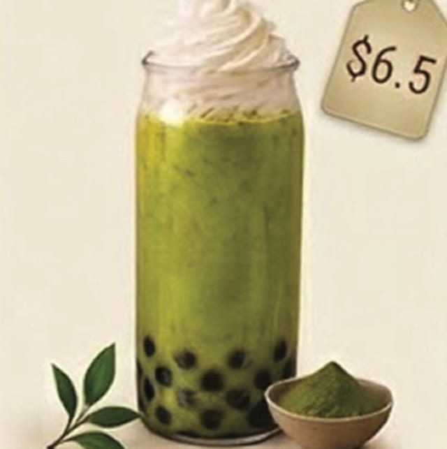Matcha Green Tea Smootie.