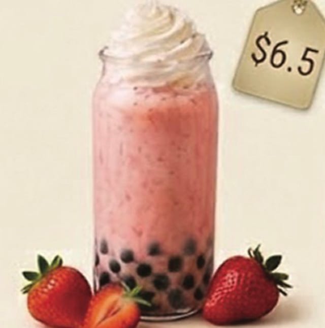 Strawberry Milk Tea.