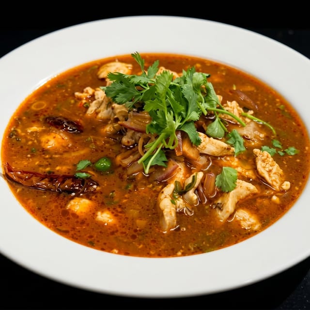 Kuay Thiew Tom Yum Chicken Noodle / ก๋วยเตี๋ยวต้มยำ ไก.