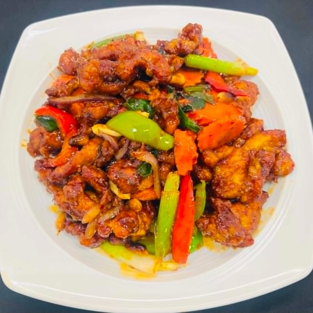 52. Pad Pik pao Chicken.