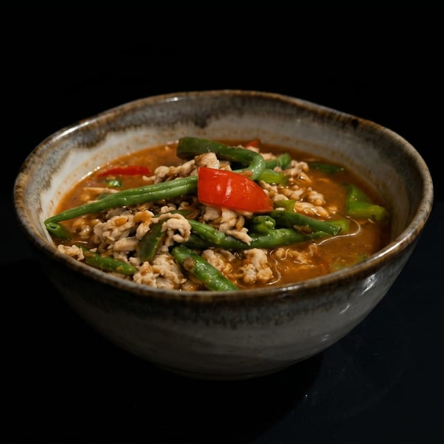 Jungle Curry Chicken with Rice / แกงป่าไก.